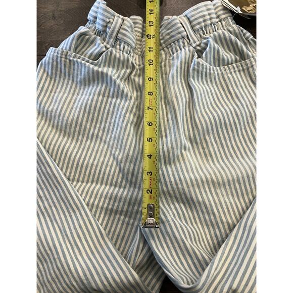 Vintage Vivaldi Jeanswear Womens High Waist Striped Jeans Size 8 Made In USA - Picture 10 of 11